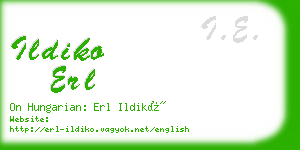 ildiko erl business card